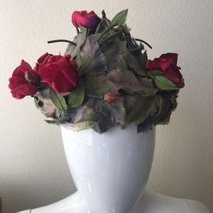 Vintage Doura Made for Frederick & Nelson Rose Hat